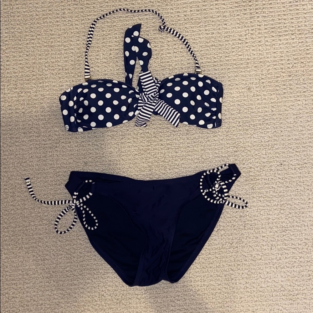 Polka Dot and Strip Bikini!